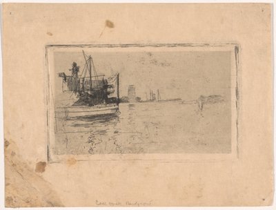 Quai à charbon, Bridgeport - John Henry Twachtman