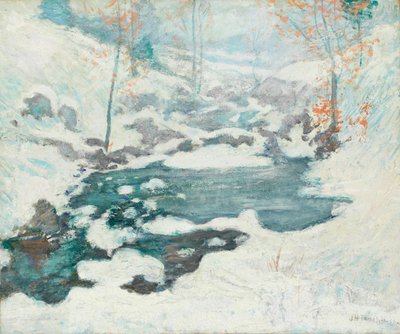 Pris dans les glaces - John Henry Twachtman