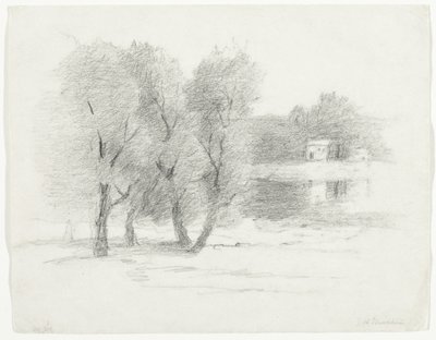 Paysage, fin 19e-début 20e siècle - John Henry Twachtman
