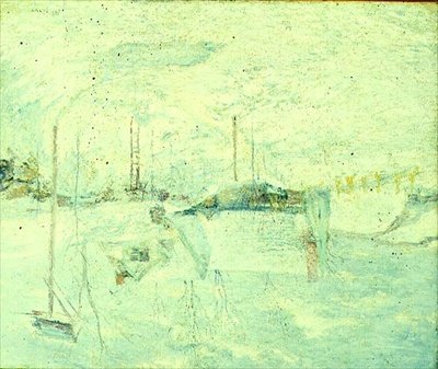 Dernier rayon de soleil - John Henry Twachtman