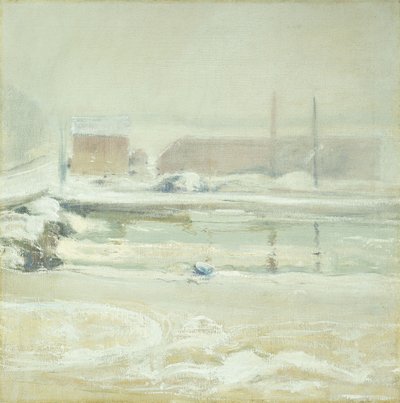 Scène fluviale à Cos Cob - John Henry Twachtman