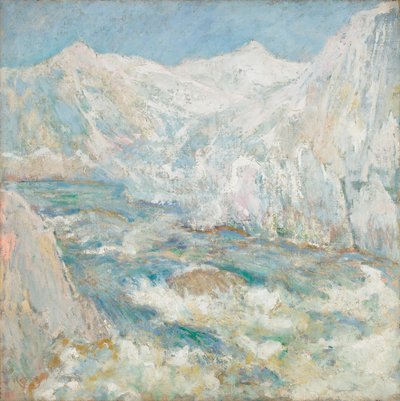 Les rapides, Yellowstone, vers 1890-1899 - John Henry Twachtman