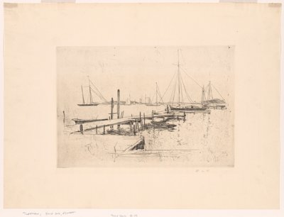 Dock pour yachts - John Henry Twachtman
