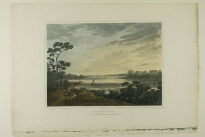 Lynnhaven Bay, planche une du deuxième numéro de Vues pittoresques des paysages américains - John Hill