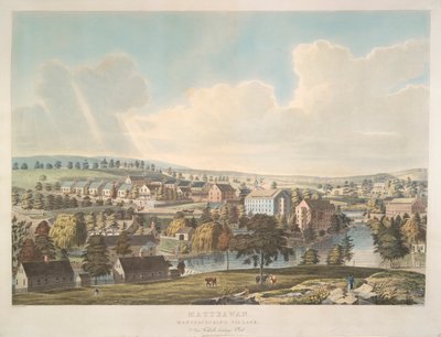 Matteawan. Village manufacturier, près de Fishkill Landing, N. York - John Hill