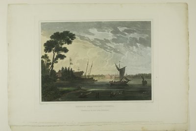 Norfolk ; De Gosport, Virginie, planche cinq du deuxième numéro de Vues Pittoresques des Paysages Américains - John Hill