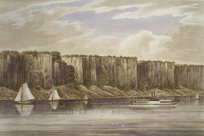 Palisades No. 19, Hudson River Portfolio, 1823-24 - John Hill