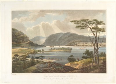 Vue de Fishkill vers West Point - John Hill after William Guy Wall