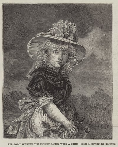 Son Altesse Royale la Princesse Sophia enfant - John Hoppner