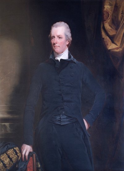 Portrait de William Pitt le Jeune, homme politique britannique et Premier ministre, 1805 - John Hoppner