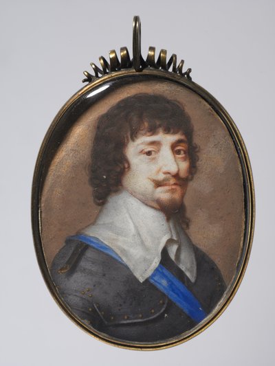 Portrait de Frédéric V, électeur palatin, roi de Bohême, années 1630 - John Hoskins