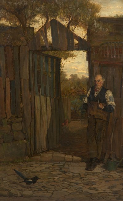 Tisserand et pie - John Houghton Hague