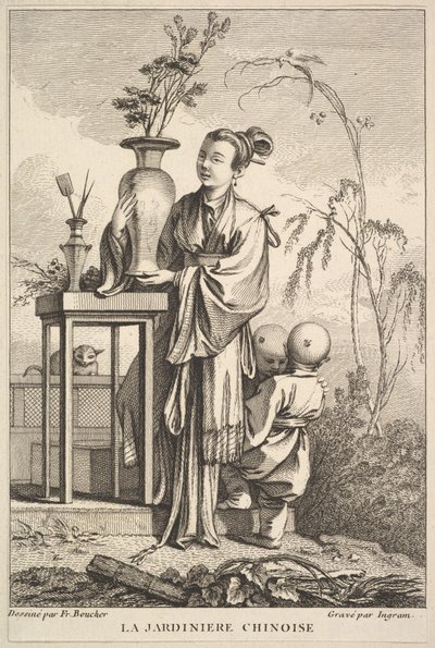 Le jardinier chinois, 1741-63 - John Ingram
