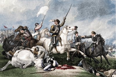 Cromwell à la bataille de Marston Moor, 1886 - John J Crew