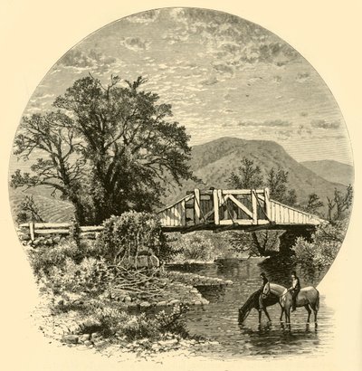 Vieux pont, rivière Blackberry, près de Canaan, 1874 - John J. Harley