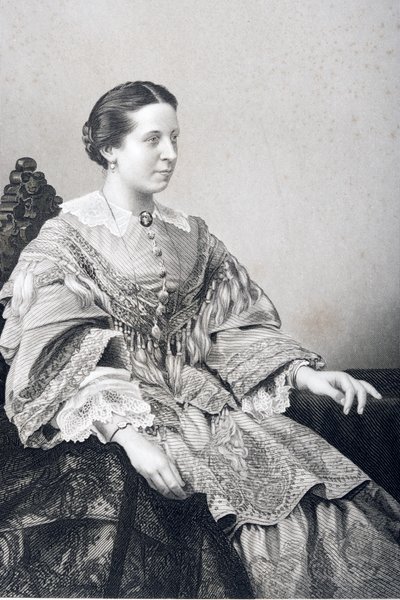Clara Novello (1818-1908) gravée par D.J. Pound d