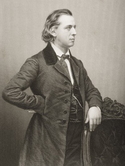 Henry Ward Beecher (1813-1887) gravé par D.J. Pound d