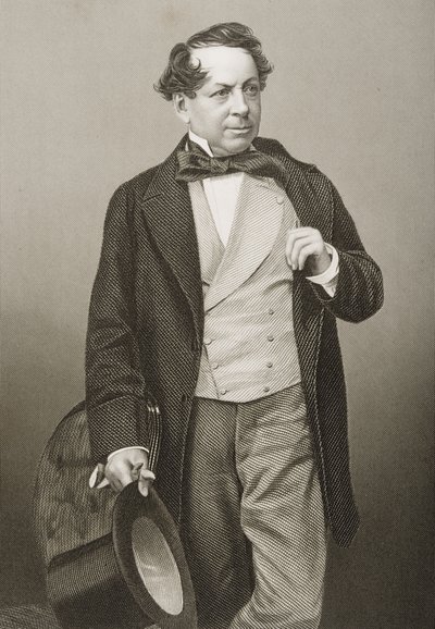 John Baldwin Buckstone (1802-79) gravé par D.J. Pound d