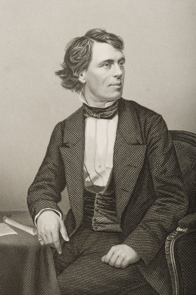 John Bartholomew Gough (1817-86) gravé par D.J. Pound d