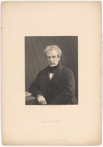 Lord Clyde, vers 1856 - John Jabez Edwin Paisley Mayall