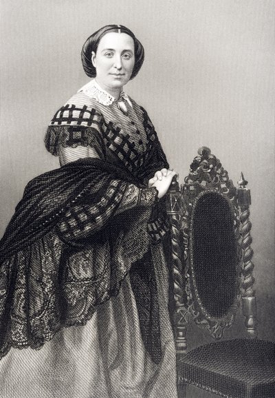 Madame Rosino Penco (1823-94) gravée par D.J. Pound d