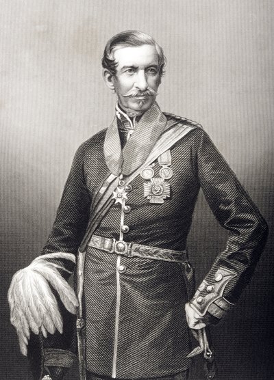 Sir Archdale Wilson (1803-74) gravé par D.J. Pound d