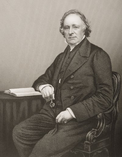 Thomas Binney (1798-1874) gravé par D.J. Pound d