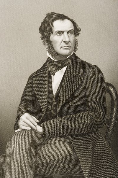 William Ewart Gladstone (1809-98) gravé par D.J. Pound d