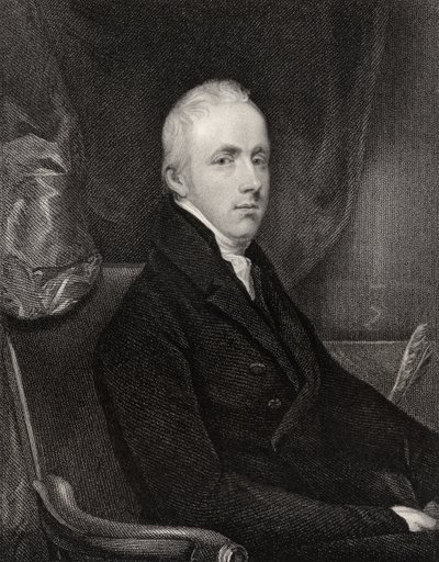 George Howard, 6e comte de Carlisle, gravé par T.A. Dean, de 