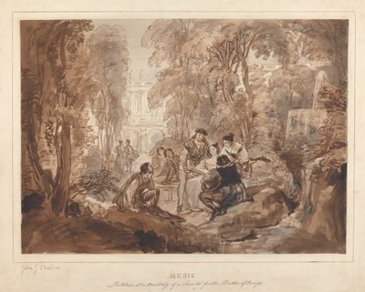 Musique : Composition dans un jardin - John James Chalon
