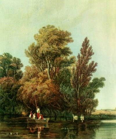 Le Bassin du Pêcheur, 1809, 1946 - John James Chalon