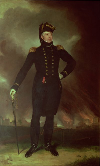 Portrait de Sir George Cockburn, 1851 - John James Halls