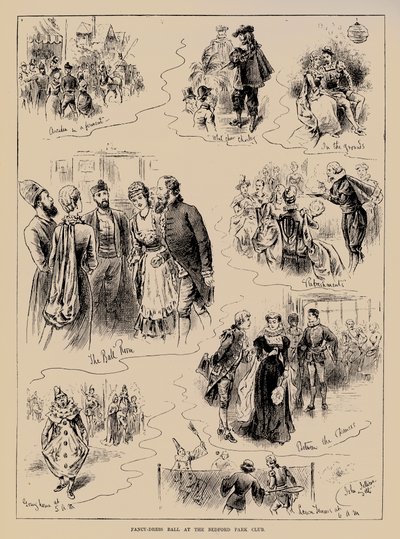 Bal costumé au Bedford Park Club - John Jellicoe