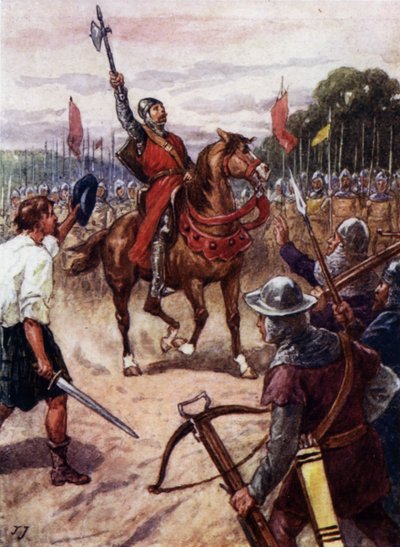 William Wallace à la bataille de Falkirk, Écosse - John Jellicoe