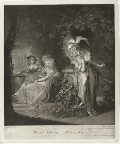 Béatrice écoutant Hero et Ursula - John Jones