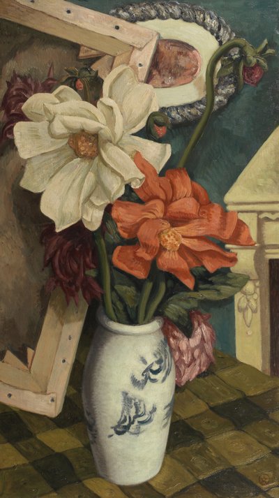 Nature morte avec dahlias - John Joseph Wardell Power