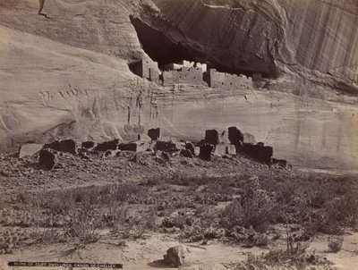 Ruines des habitations de falaise, Canyon de Chelly, 1879-1881 (photo) - John K. Hillers