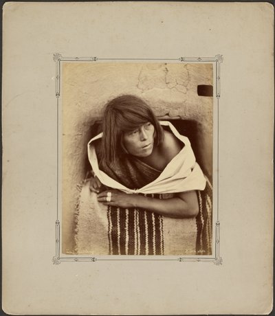 Zuni, en regardant. - John K. Hillers