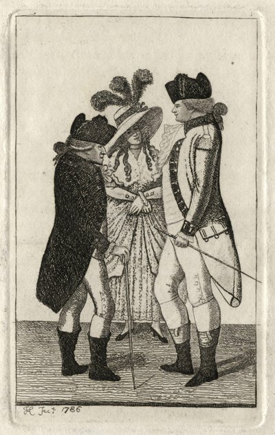 Capitaine Page ; Capitaine Vicars ; avec un admirateur par John Kay - John Kay