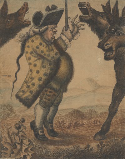 M. Alexander Campbell, organiste, dirigeant trois ânes braillants - John Kay