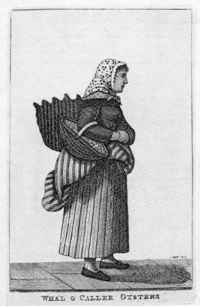 Fille aux huîtres de Newhaven (Édimbourg), 1812 - John Kay