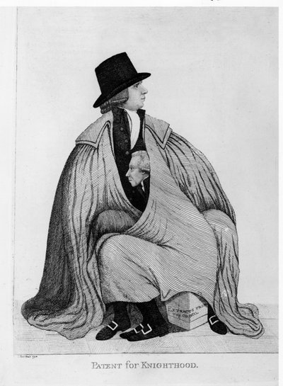 Brevet de chevalerie : Henry Dundas et Sir James Stirling, 1792 - John Kay
