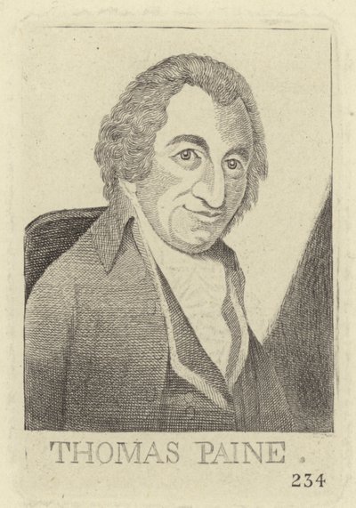 Portrait de Thomas Paine - John Kay
