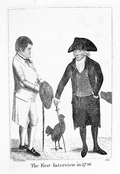 La première entrevue en 1786 entre le diacre Brodie et George Smith, 1788 - John Kay