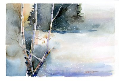 Bouleau en hiver, 2015 - John Keeling