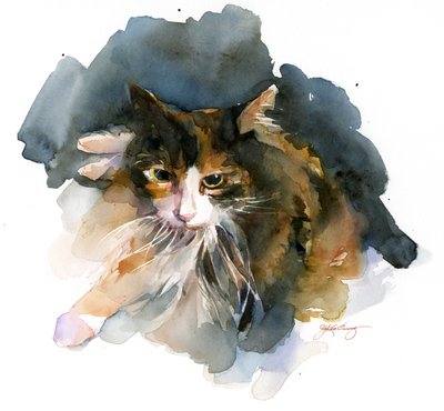 Chat calicot - John Keeling