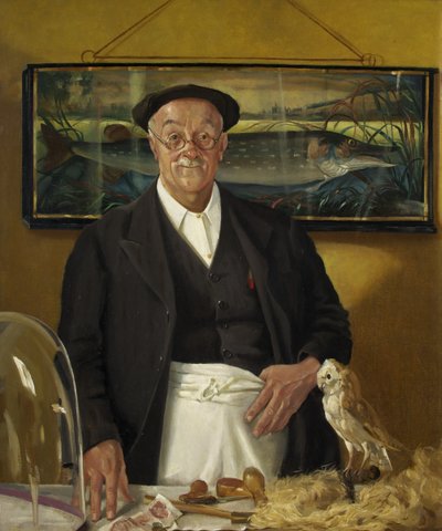 M. Chopping le taxidermiste - John Kynnersley Kirby