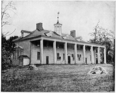Maison de George Washington, Mount Vernon, Virginie, fin du 19e siècle - John L. Stoddard