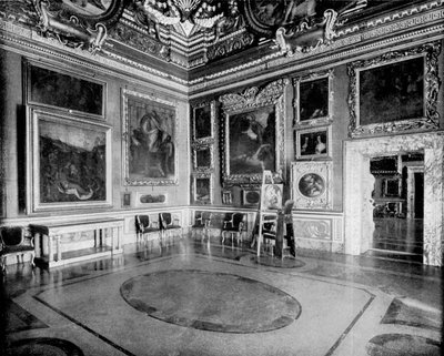 Salle de Saturne, Palais Pitti, Florence, Italie, 1893 - John L. Stoddard