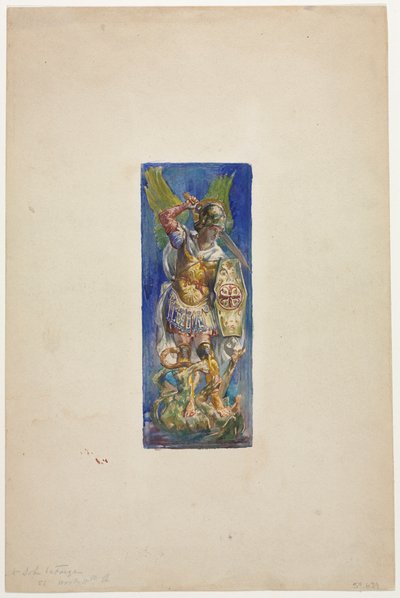 Conception pour vitrail - John La Farge